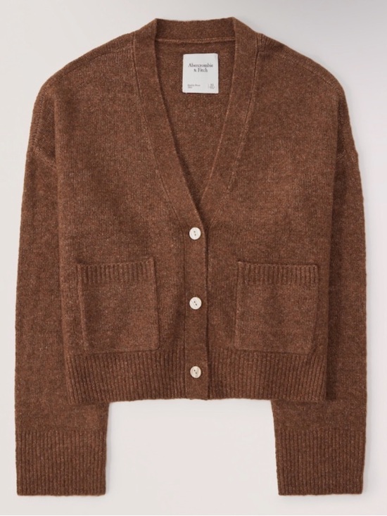 Abercrombie & Fitch Sweaters - NWT Small Abercrombie & Fitch Women's Rust Cardigan with Front Pockets!